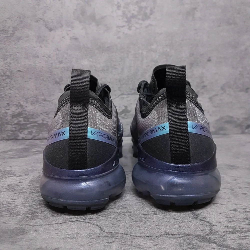 NIKE Air Vapormax 2019 Throwback Future Shoes GS Kids 7Y Womens‎ 8.5 Grey Blue